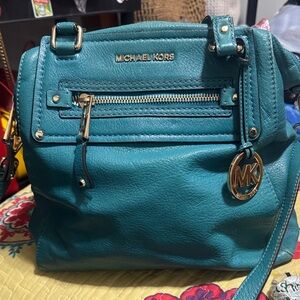 Michael Kors Turquoise Crossbody Bag